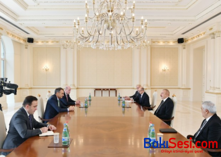 İlham Əliyev Bernard Lunini qəbul etdi