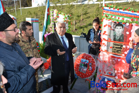 Daşkəsəndə Vətən Müharibəsi şəhidləri Ramid Tağıyev və Asif Tağıyev anılıb, Yuxarı Daşkəsən qəsəbəsində Ramid Tağıyevin xatirəsinə inşa olunan bulağın açılışı keçirilib