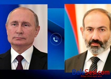 Putin Paşinyanla Qarabağı müzakirə edib