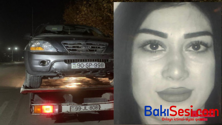 Abşeronda bloqer qadın sərxoş halda avtomobili qaçırıb qəza törətdi - FOTO