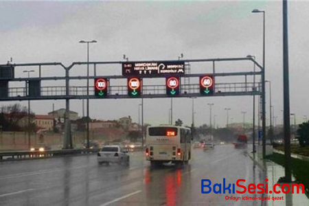 Bu yollarda sürət həddi endirildi