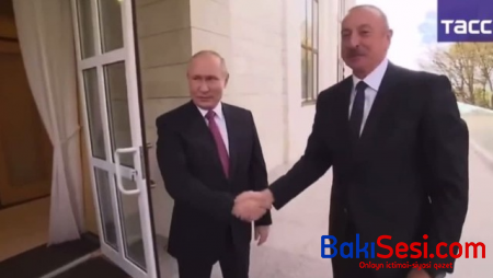 Putin Soçidə İlham Əliyevi belə qarşıladı - VİDEO