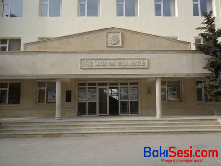 Məktəbdə əxlaqsız hərəkət edən şagirdlə bağlı rəsmi açıqlama