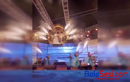 Toyda şou göstərən bəylə gəlin dörd metr hündürlükdən yerə çırpıldı - Video
