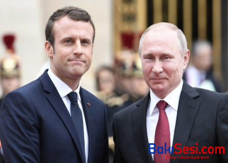 Putin Makronla Ukraynanı müzakirə edib