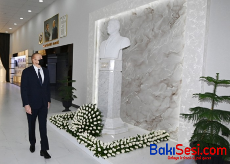Prezident AZƏRTAC-ın yeni binasında - FOTOLAR (YENİLƏNİB)