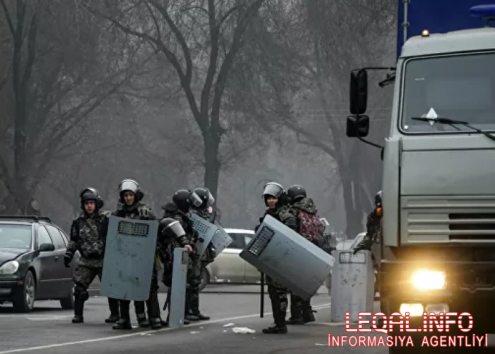Qazaxıstan polisi ölkənin cənubundakı iğtişaşları dayandırdı