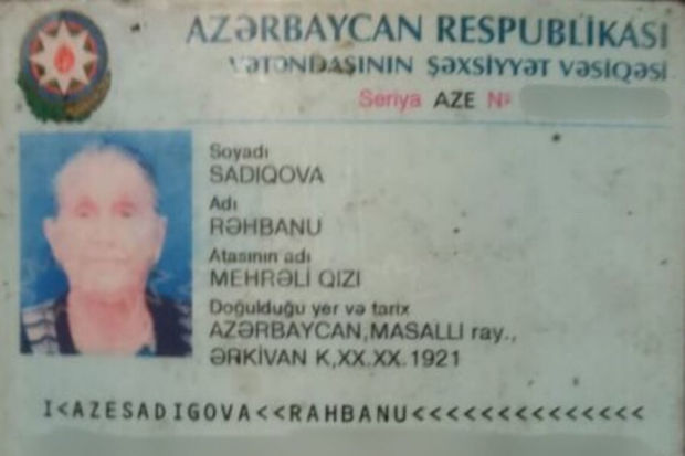 Azərbaycanda 101 yaşlı qadın vəfat etdi
