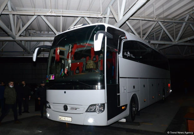 Şuşaya növbəti sərnişin avtobus reysi yola düşüb - FOTO/VİDEO