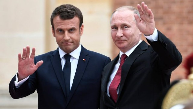 Putinlə Makronun görüşü gözlənilir