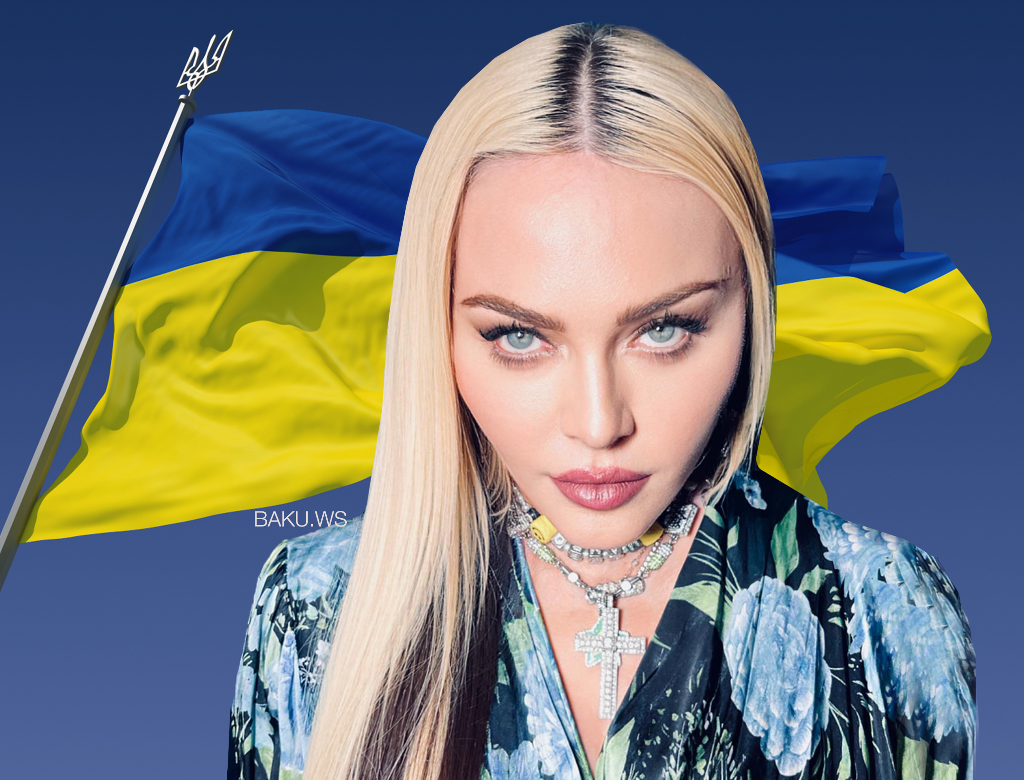 Madonnadan Ukraynaya dəstək - FOTO