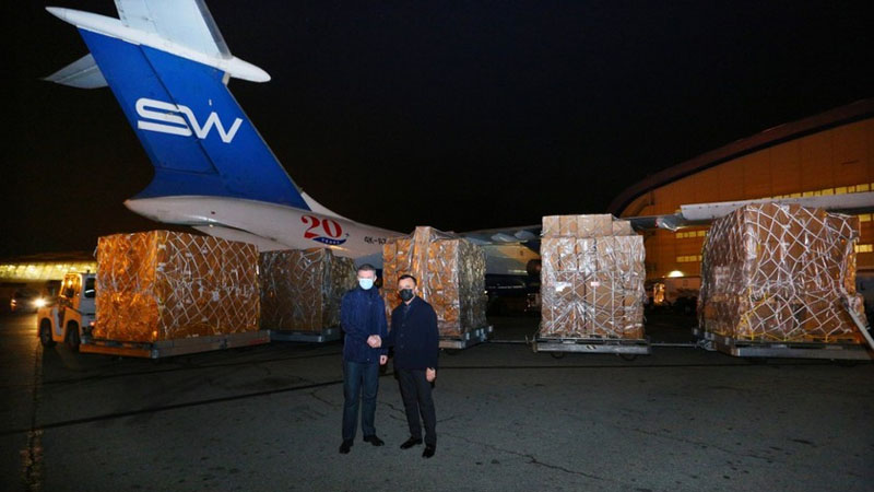 Azərbaycan Ukraynaya humanitar tibbi yardım göndərdi - FOTO