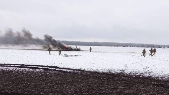 Rusiyanın "Mi-8" helikopteri vuruldu