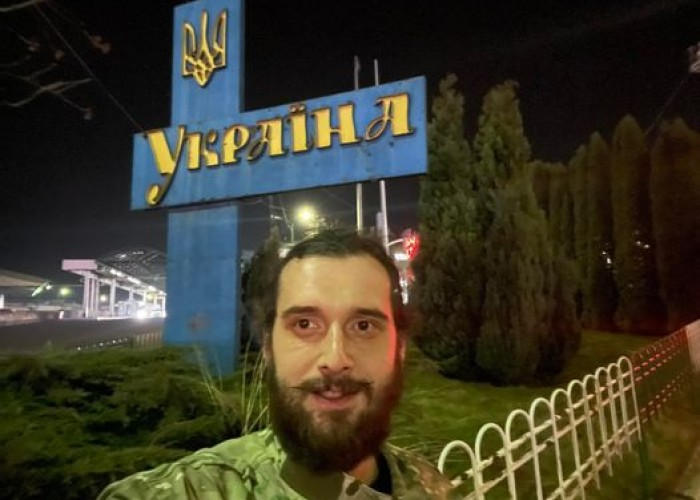 Gürcü könüllülər Ukraynaya getdi