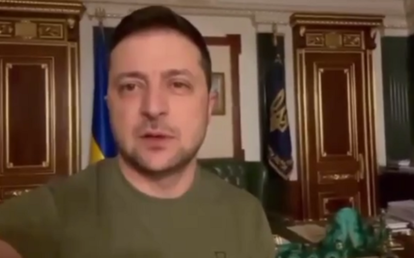 Zelenski Ukraynada olduğunu belə sübut etdi - VİDEO