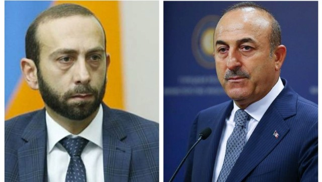 Çavuşoğlu Mirzoyanla görüşdü