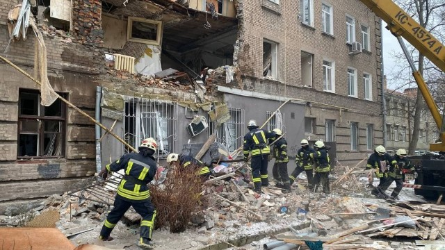 Zaporojye dəmiryol vağzalında partlayış oldu