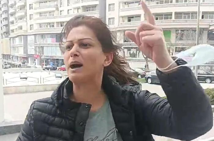 Nazirlik qarşısında etiraz edən qadınla bağlı AÇIQLAMA