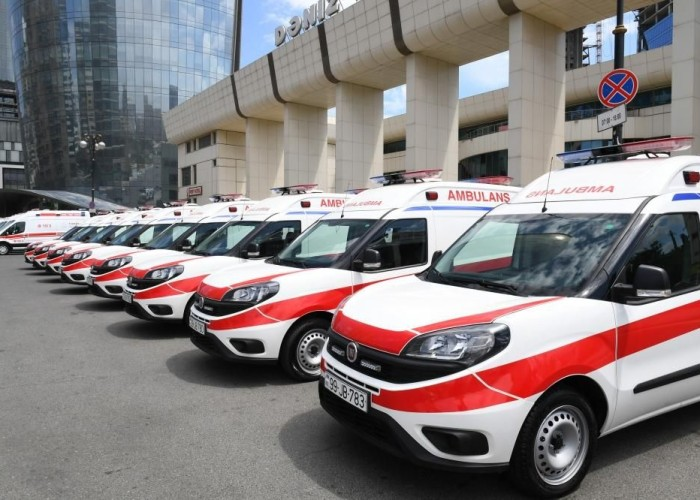 Yeni təcili yardım avtomobilləri alınıb