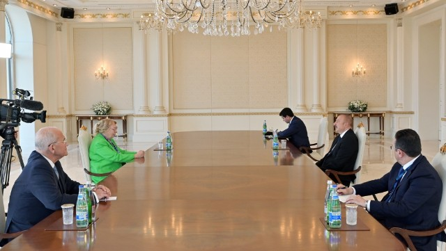 Prezident Tatyana Valovayanı qəbul etdi