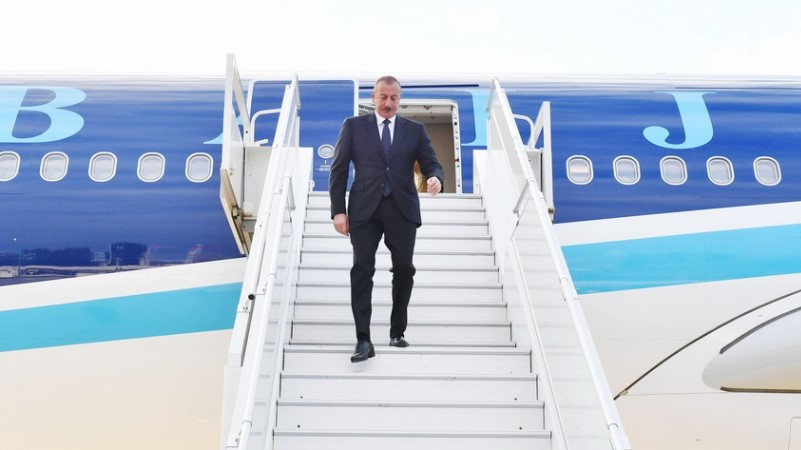 Azərbaycan Prezidenti İlham Əliyev Türkmənistanda səfərdədir