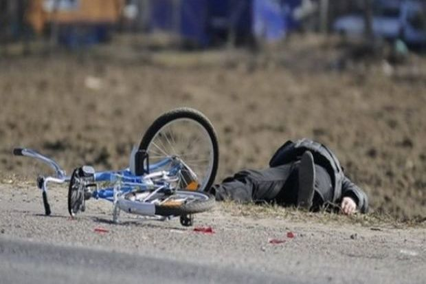 Bakıda velosipedçini maşın vurdu