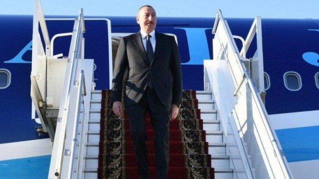 İlham Əliyev Gürcüstana GETDİ