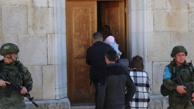 Ermənilər Amaras monastrını ziyarət etdilər