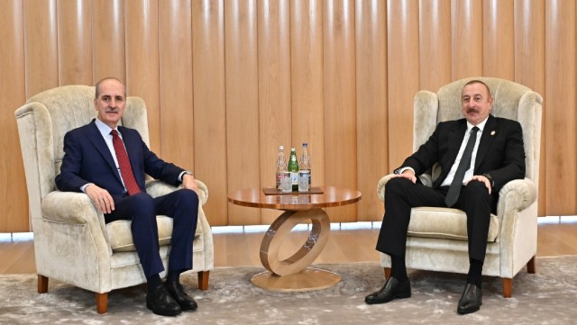 Prezident Numan Kurtulmuşu qəbul edib
