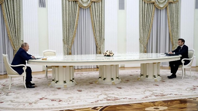 "Mən bunu Putinin gözlərindən oxudum" - Makron