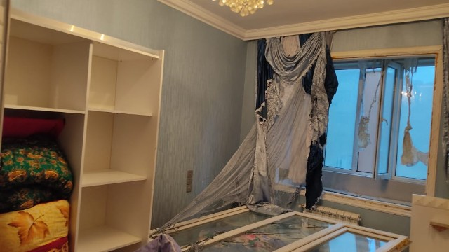 Masazırda binada partlayış olub, xəsarət alan var