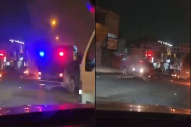 SEPAH maşınları insanları əzdi