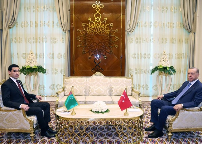Ərdoğanla Berdiməhəmmədov görüşdü