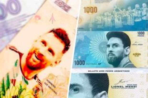 Argentinada üzərində Messinin təsviri olan əsginaslar dövriyyəyə buraxılacaq
