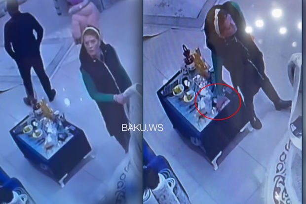 Mağazaya müştəri kimi girən qadın pulqabını oğurladı