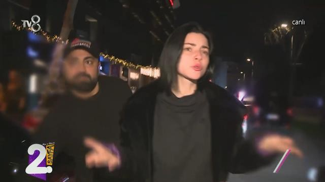 Keçmiş əri ilə görüntülənən aktrisa jurnalistlə mübahisə etdi