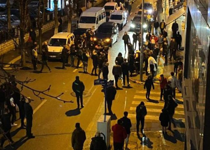 Ankarada atışma olub - Yaralılar var