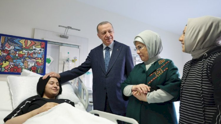 248 saat sonra sağ çıxarıldı, Ərdoğan ziyarətinə getdi