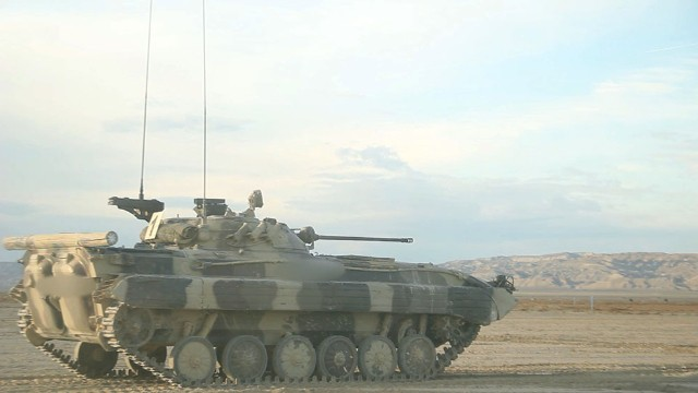 Zirehli texnikalarımız təlimə cəlb olundu