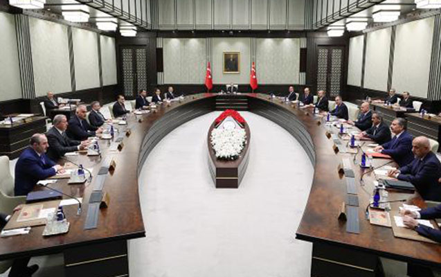 Ərdoğan Nazirlər Kabinetini topladı