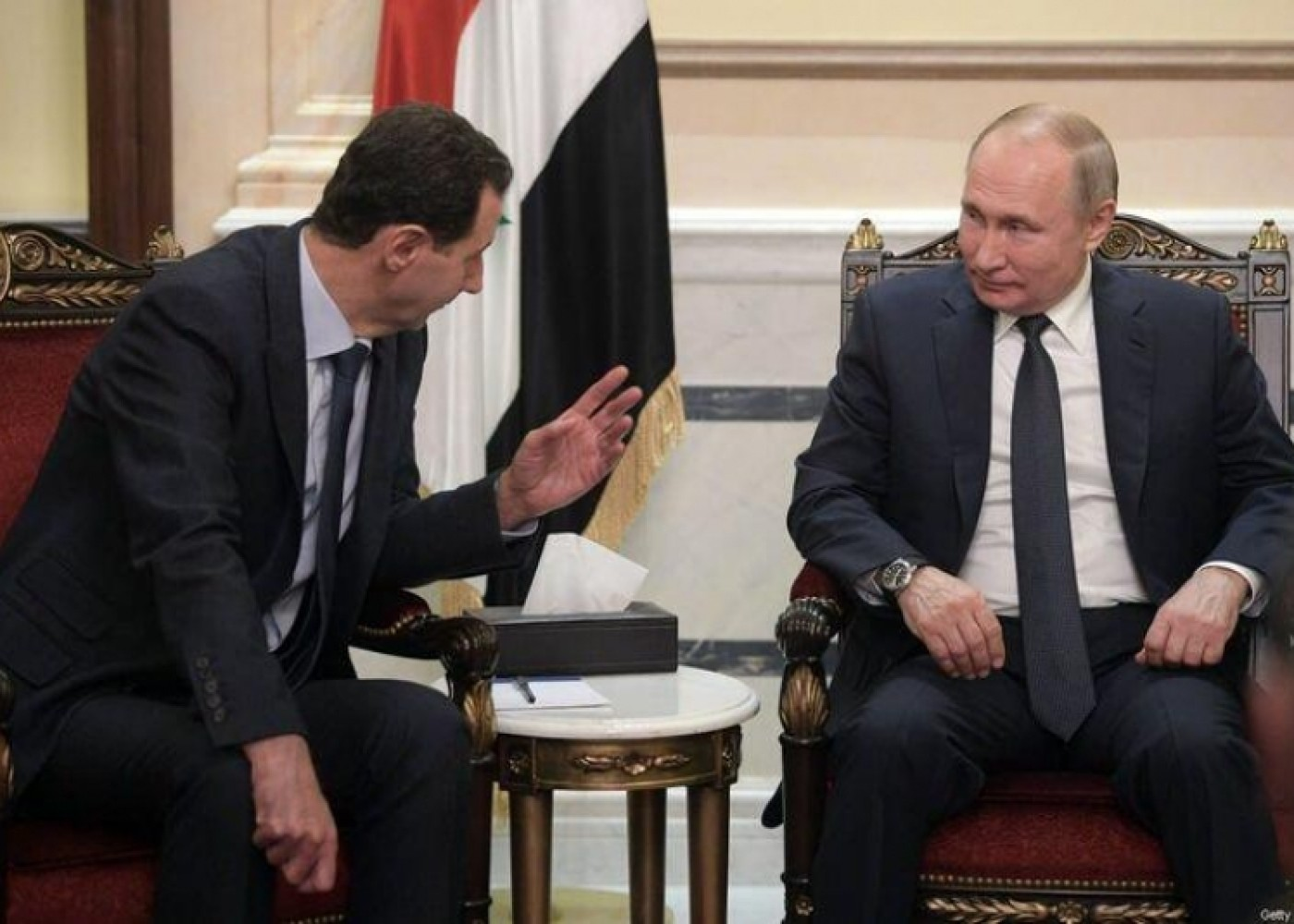 Putin və Əsəd Kremldə görüşdü