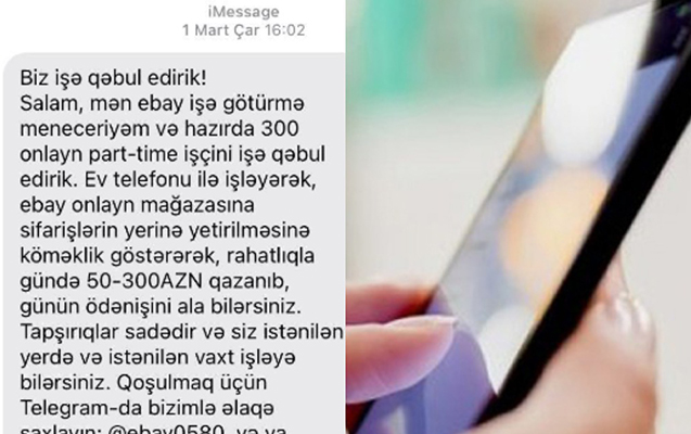Bu mesajlardan sizə də gəlir? - Ehtiyatlı olun!