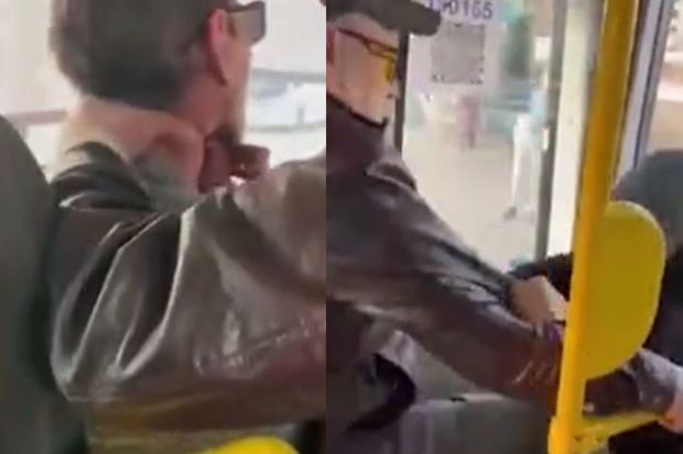 Qazaxıstanda sərnişin avtobus sürücüsünü boğub