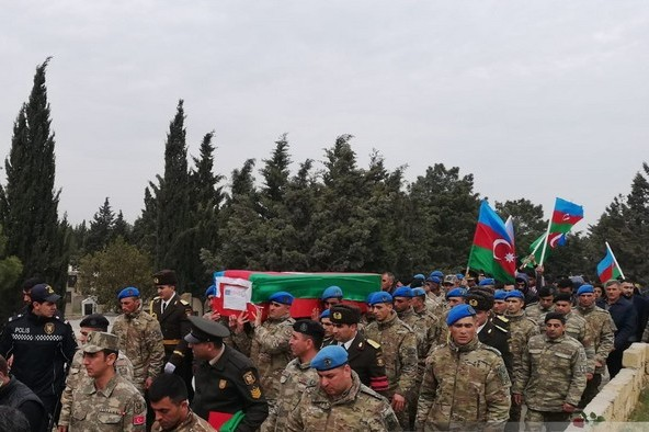 Şəhid Vidadi Zalov dəfn edildi - YENİLƏNİB