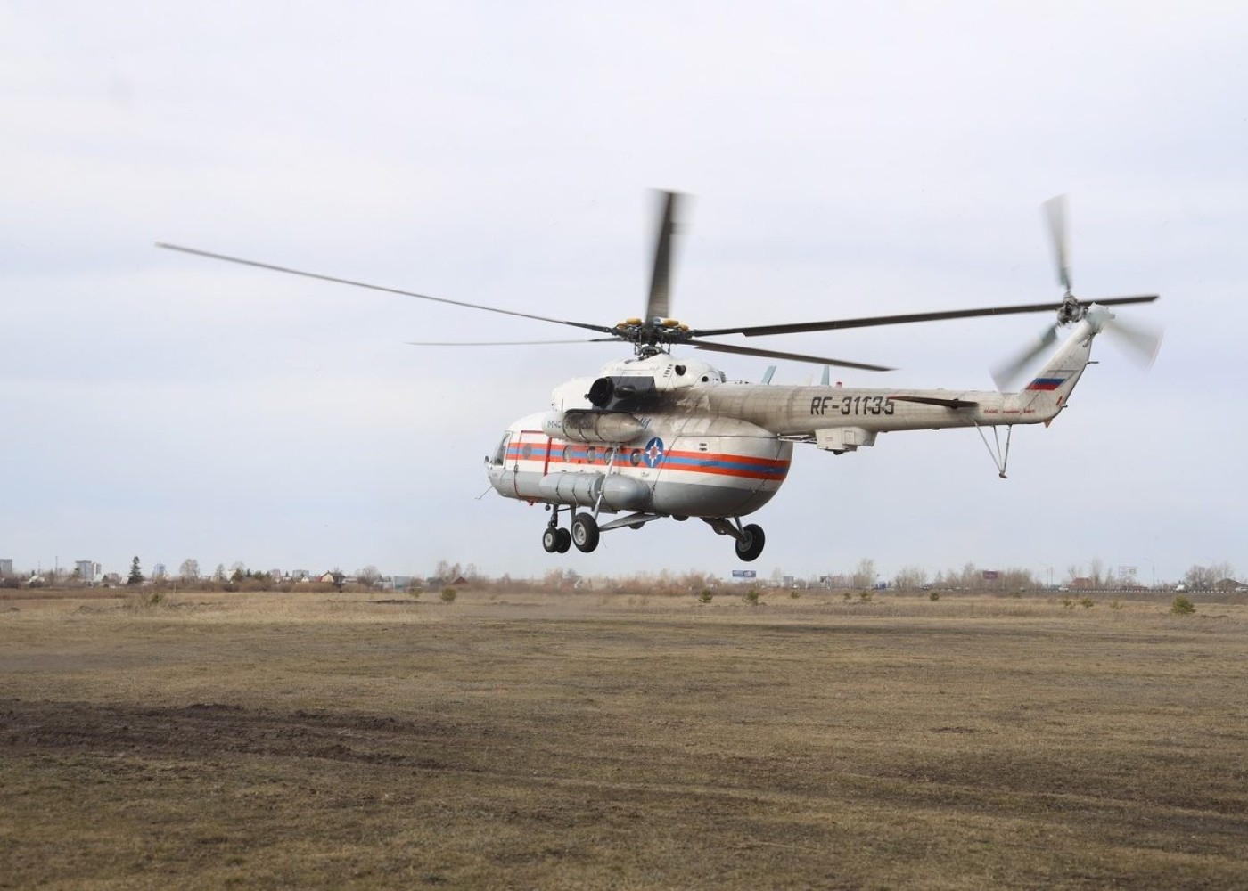 Helikopterlə uçan ruslar kimyəvi yanıq xəsarətləri aldı