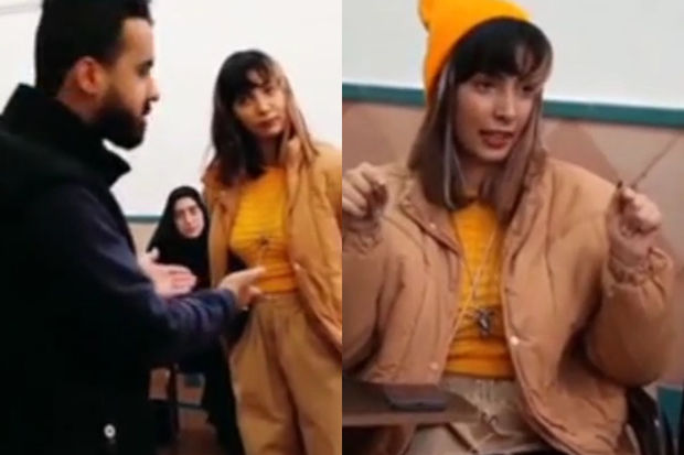 İranda universitetə sərbəst geyimdə gələn tələbə qız dərsdən qovuldu