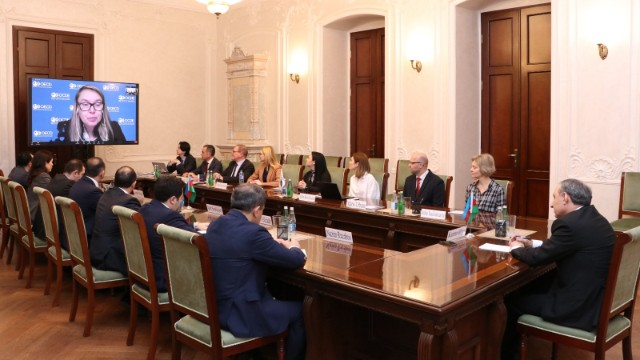 Kamran Əliyev beynəlxalq təşkilatın ekspert qrupunun üzvləri ilə görüşdü