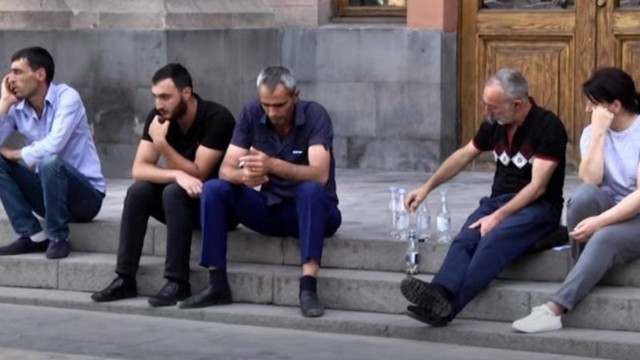 İrəvanda oturaq aksiya keçirilir