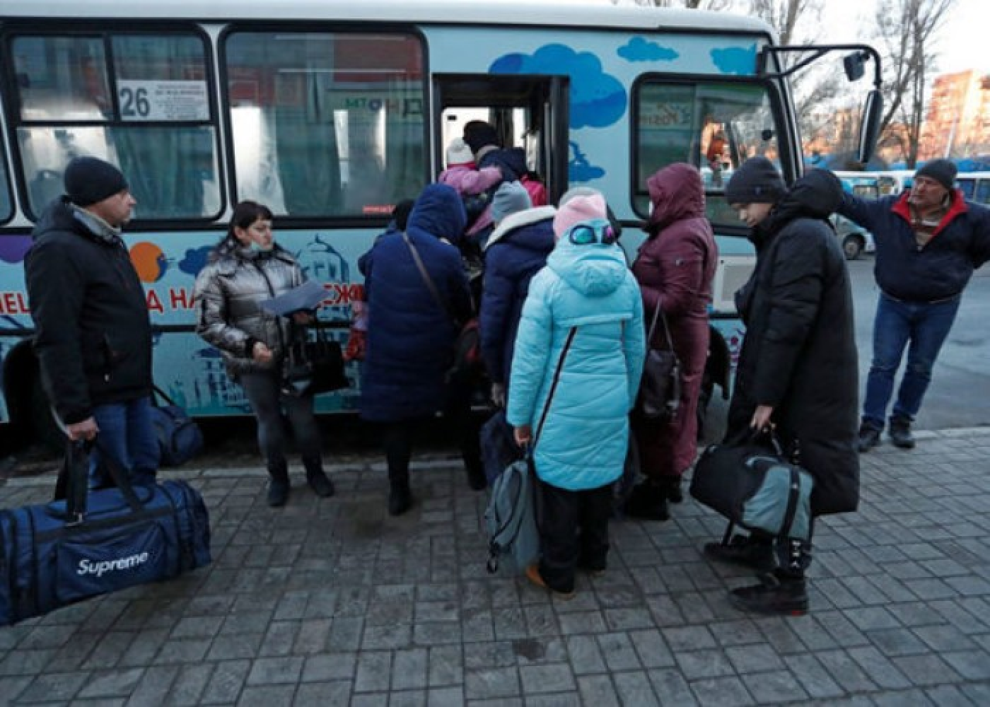 Rusiya Ukrayna ilə sərhəddən uşaqların təxliyəsinə başladı