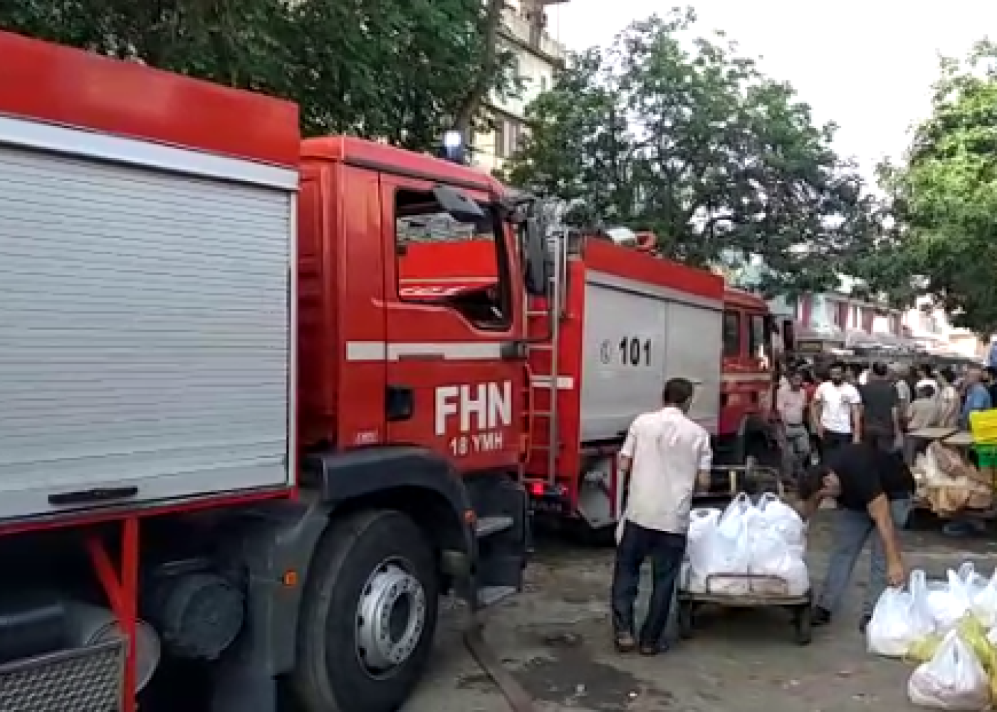 “8-ci kilometr” bazarında yanğın